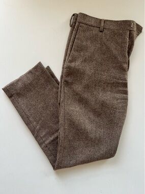 Brown Tweed JCrew Thompson pants